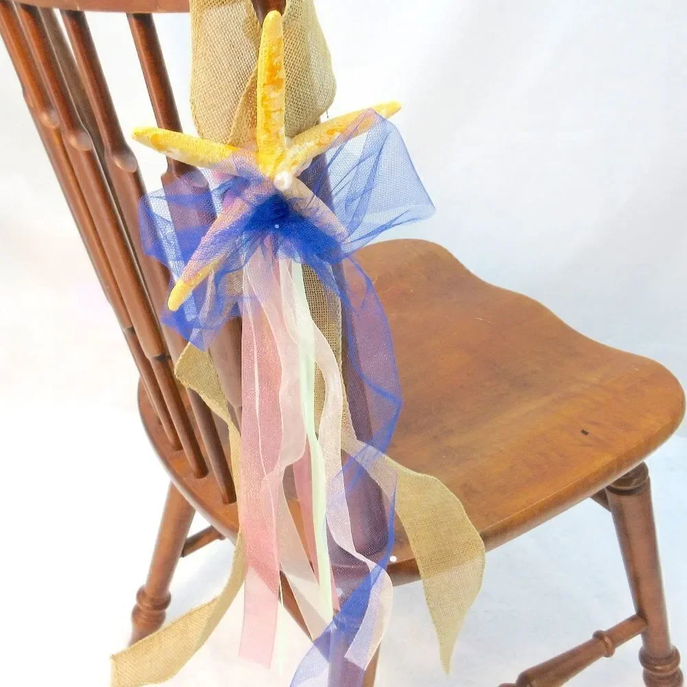 Hand-made Starfish Chair Sash